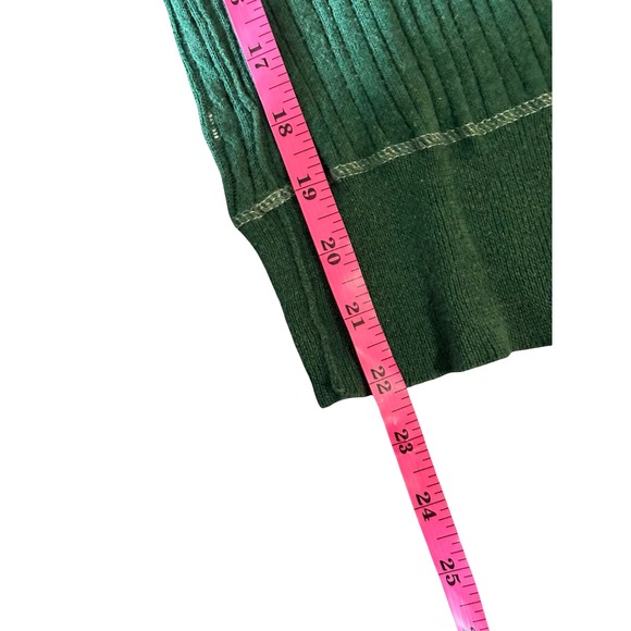 Vintage Y2K Hollister Green Cable Knit
Henley Top M - Picture 7 of 7